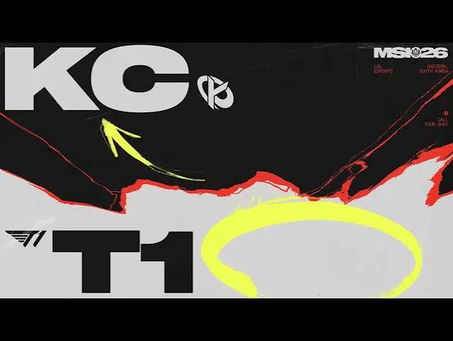 KC vs T1 : Karmine Corp tombe face au rouleau-compresseur T1 au MSI 2026