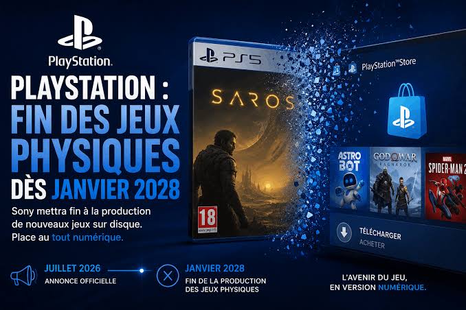 Jeux physiques PlayStation : Un marché en pleine mutation face à l’ère du tout-numérique
